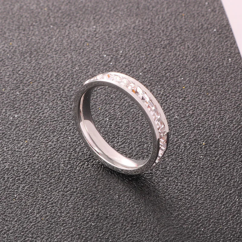 Elegant White Stone Ring