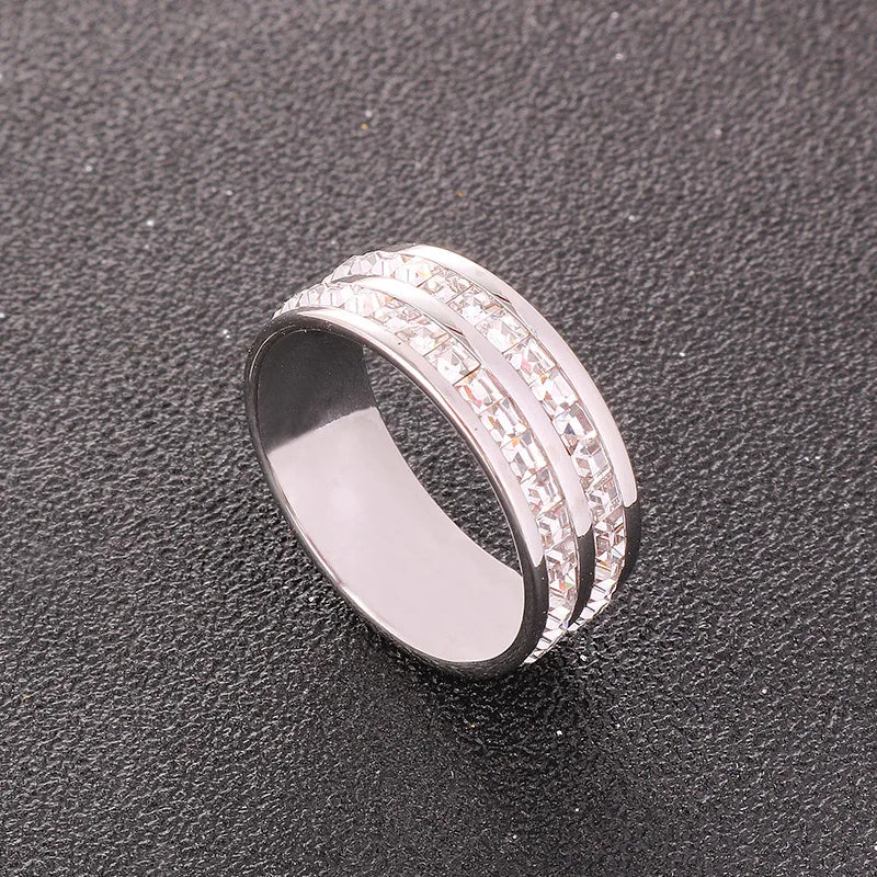 Elegant White Stone Ring