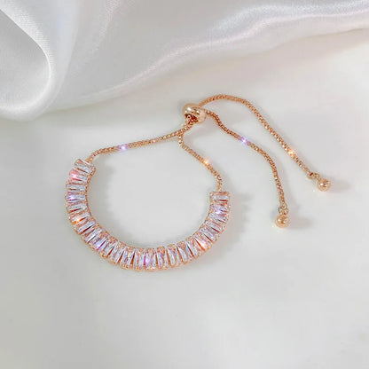 Rhinestone Square Bracelet
