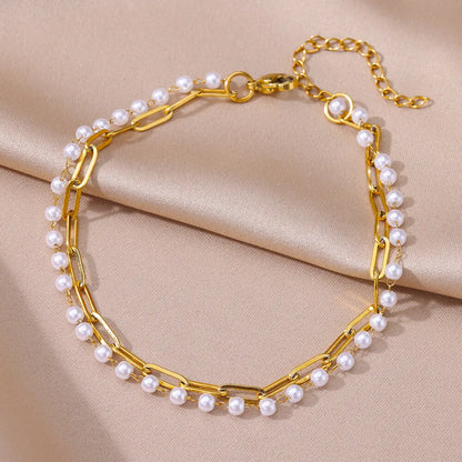 Pearl Anklet Bracelet