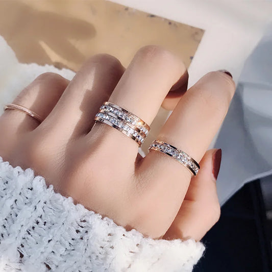 Elegant White Stone Ring
