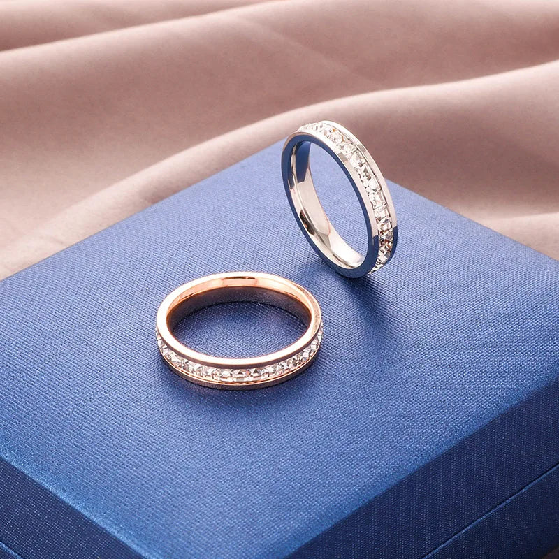 Elegant White Stone Ring