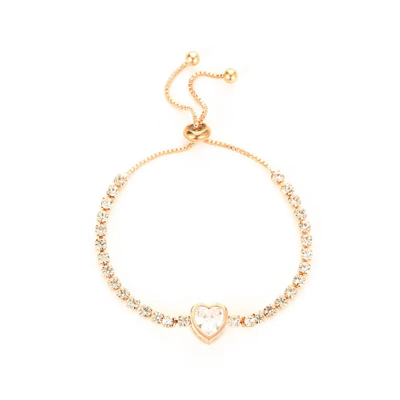 Rhinestone Square Bracelet