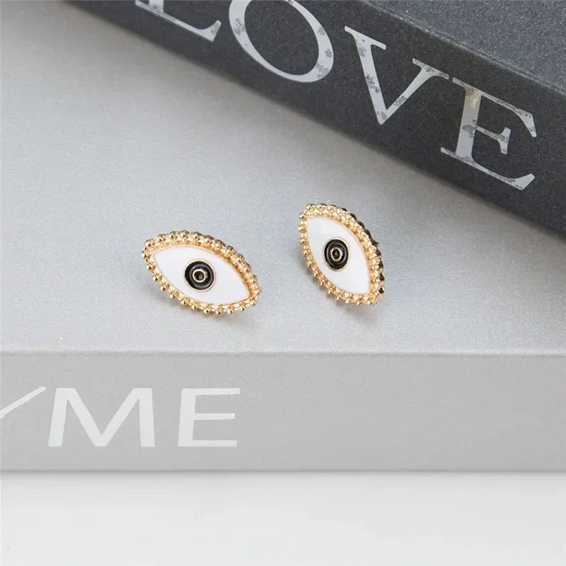 Luxury Gold Petal Flower Stud Earrings