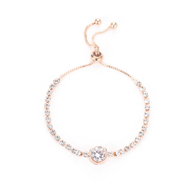 Rhinestone Square Bracelet