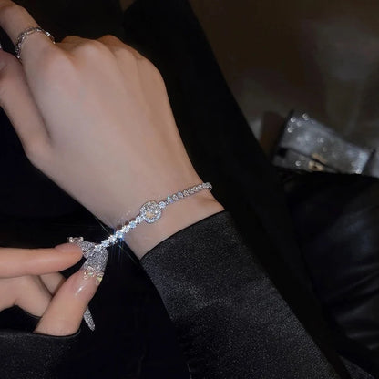 Rhinestone Square Bracelet