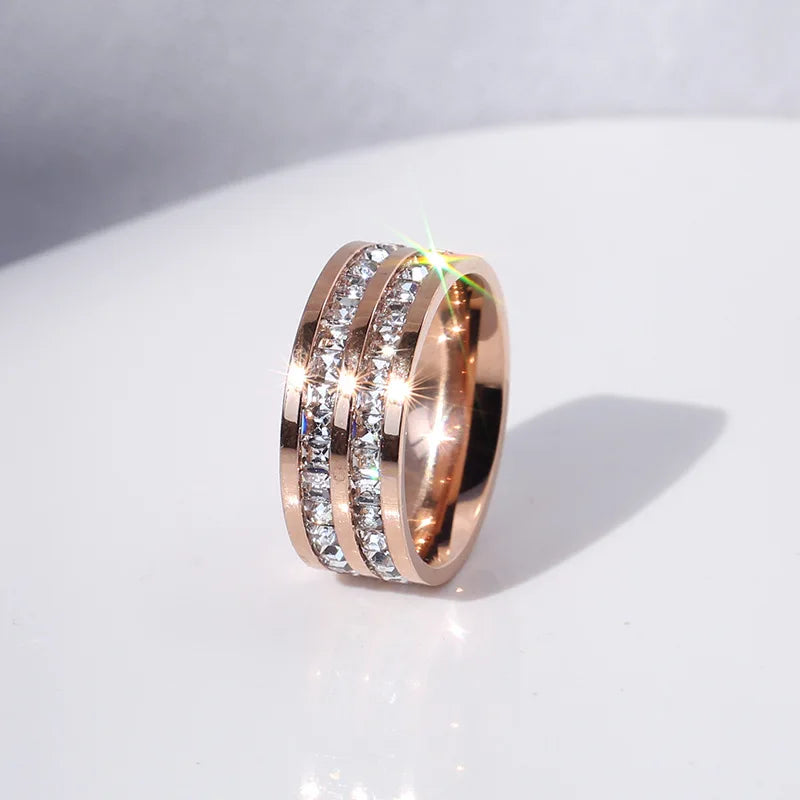 Elegant White Stone Ring