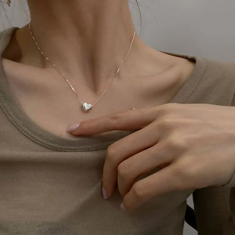 Love Heart Pendant Necklace
