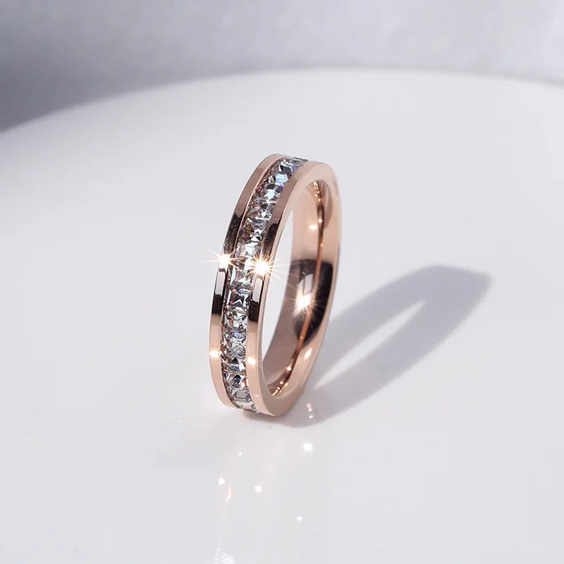 Elegant White Stone Ring
