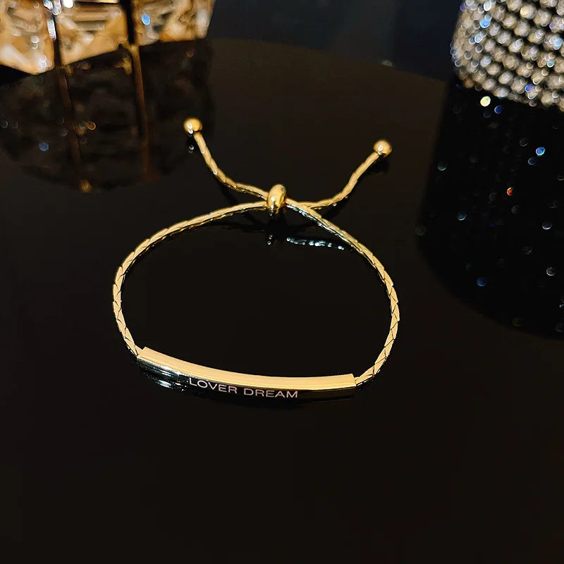 Rhinestone Square Bracelet