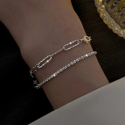 Rhinestone Square Bracelet