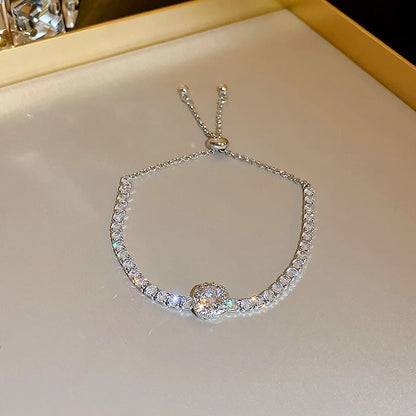Rhinestone Square Bracelet