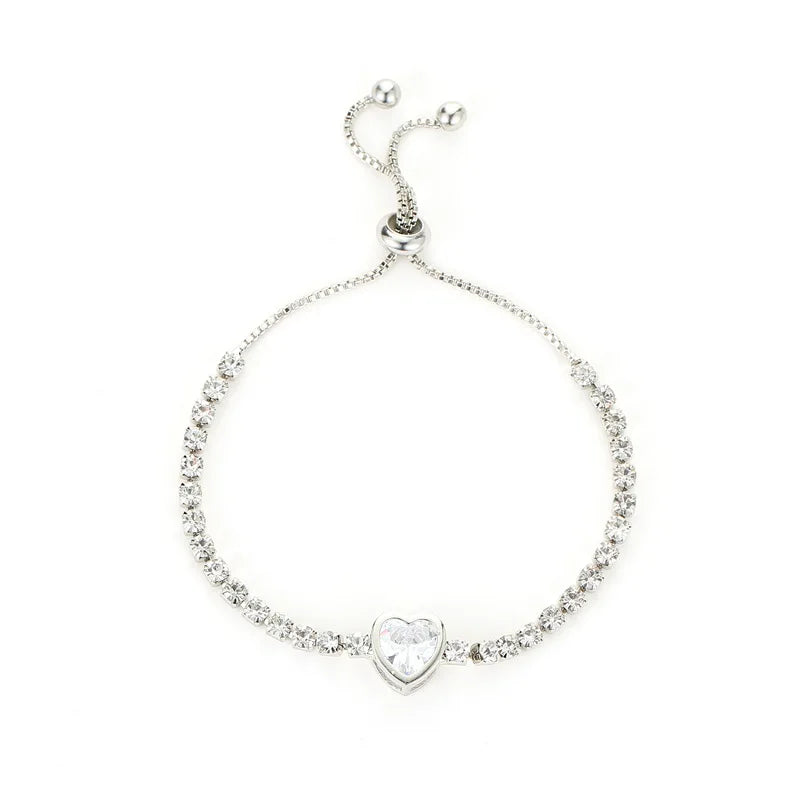 Rhinestone Square Bracelet