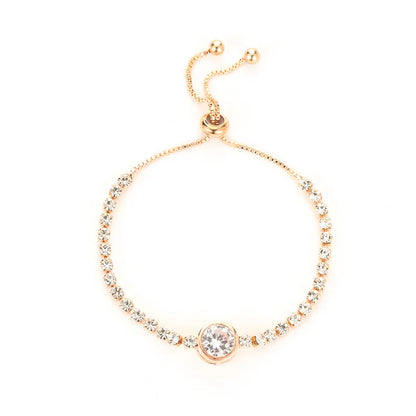 Rhinestone Square Bracelet