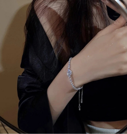 Rhinestone Square Bracelet