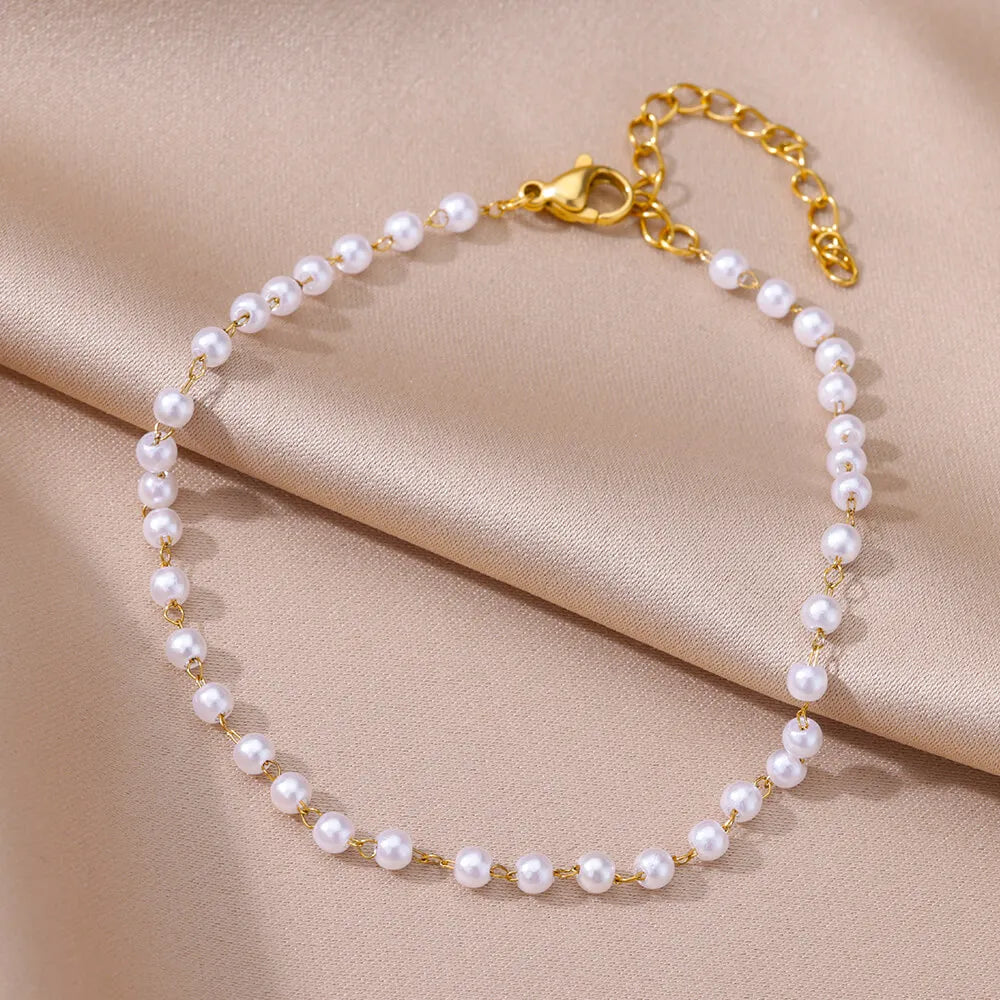 Pearl Anklet Bracelet