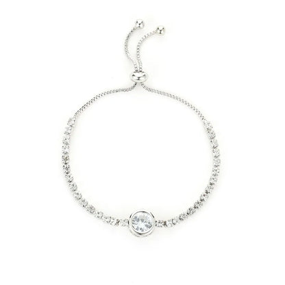 Rhinestone Square Bracelet