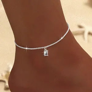 Zircon Anklet